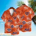 NY Mets Hawaiian Shirt Major League Baseball Tropical Floral 2024