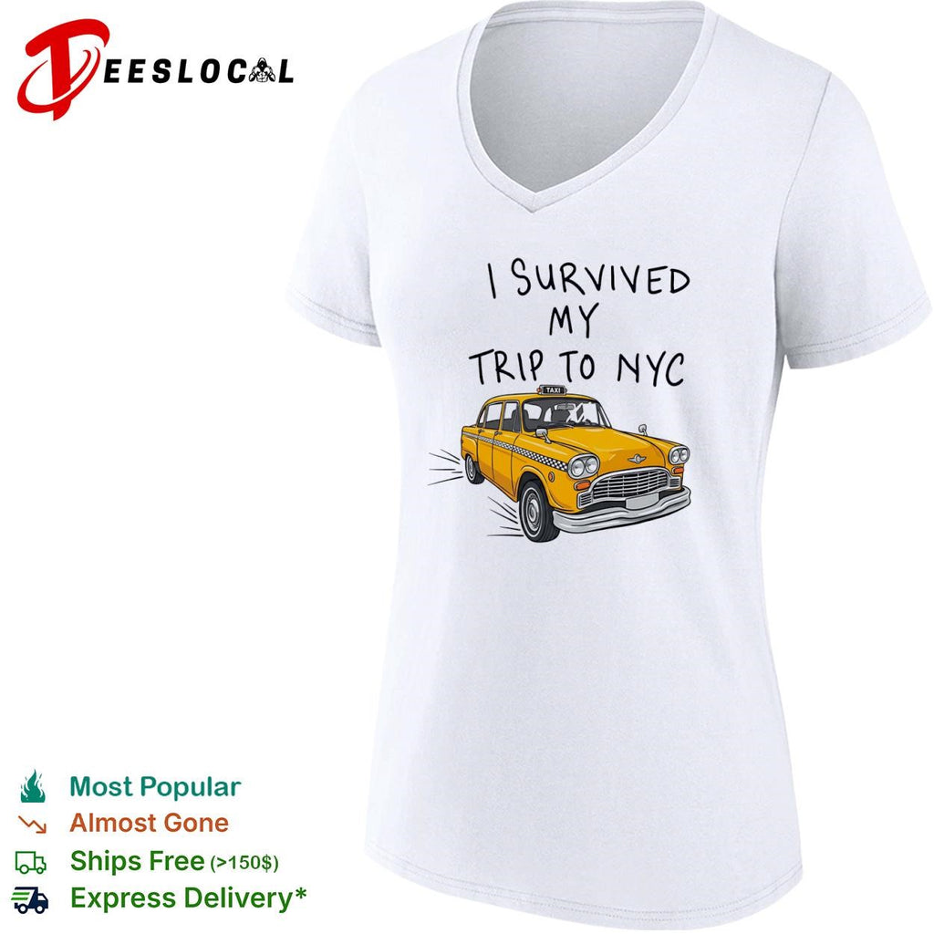 NYC vacation I survived my trip to yellow taxi shirt
