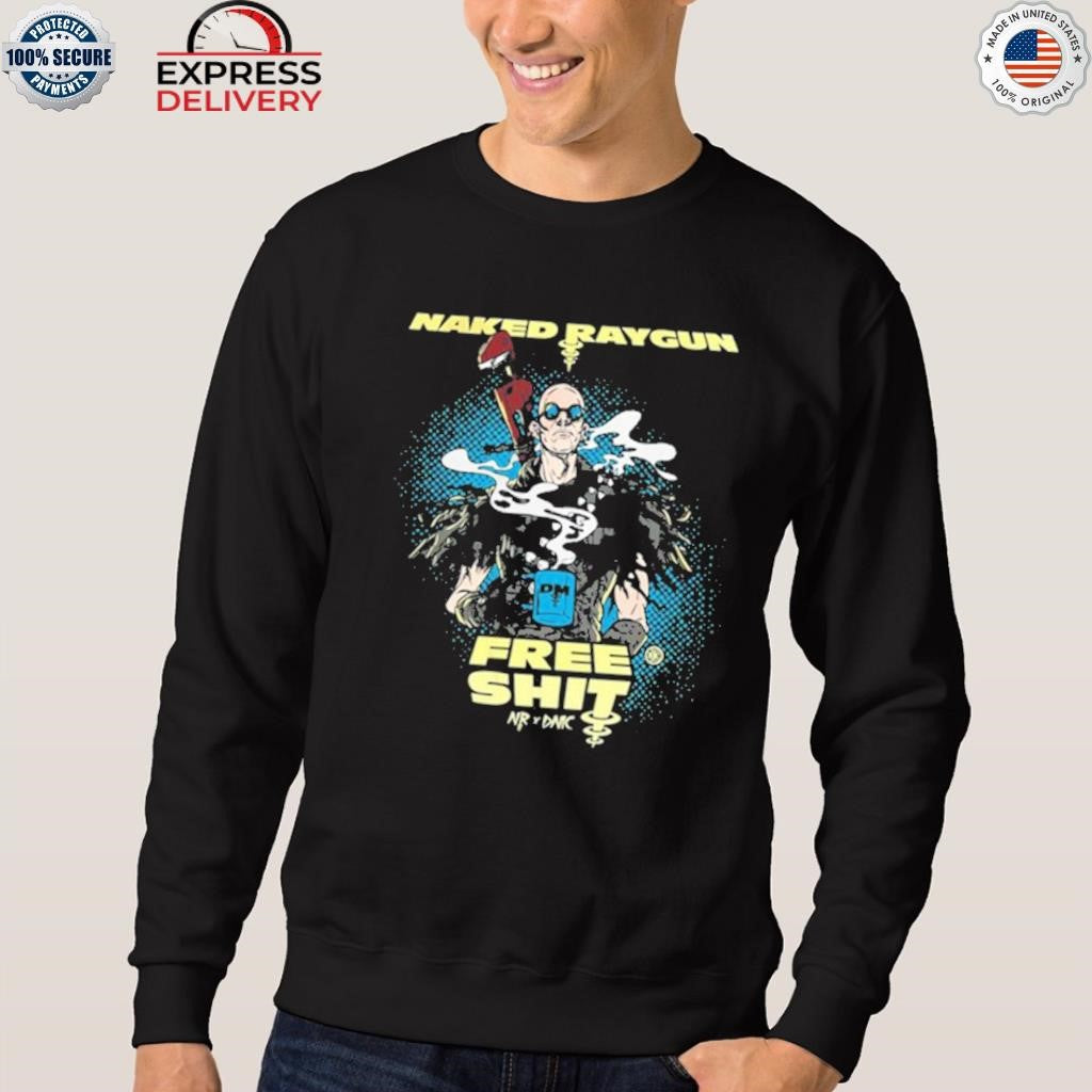Naked Raygun x Dark Matter Coffee Free Shit Shirt