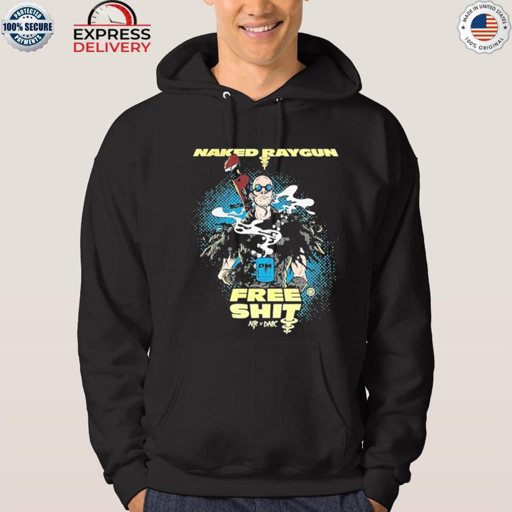 Naked Raygun x Dark Matter Coffee Free Shit Shirt