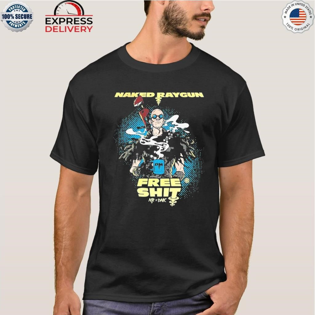 Naked Raygun x Dark Matter Coffee Free Shit Shirt