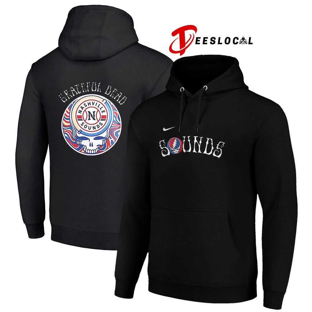 Nashville Sounds x Grateful Dead Triple A logo shirt