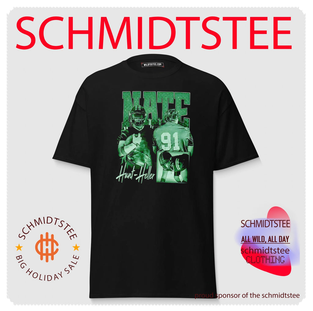 Nate Hunt-Heller Football Player 91 athlete shirt