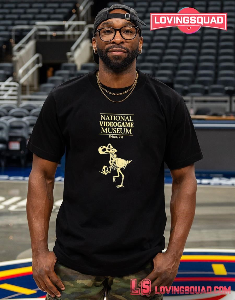 National Videogame Museum Frisco TX Dinosaur Skeleton T-shirt