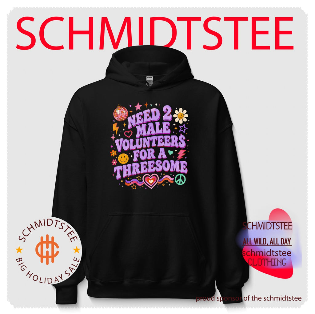 Need 2 Male Volunteers for a Threesome shirt
