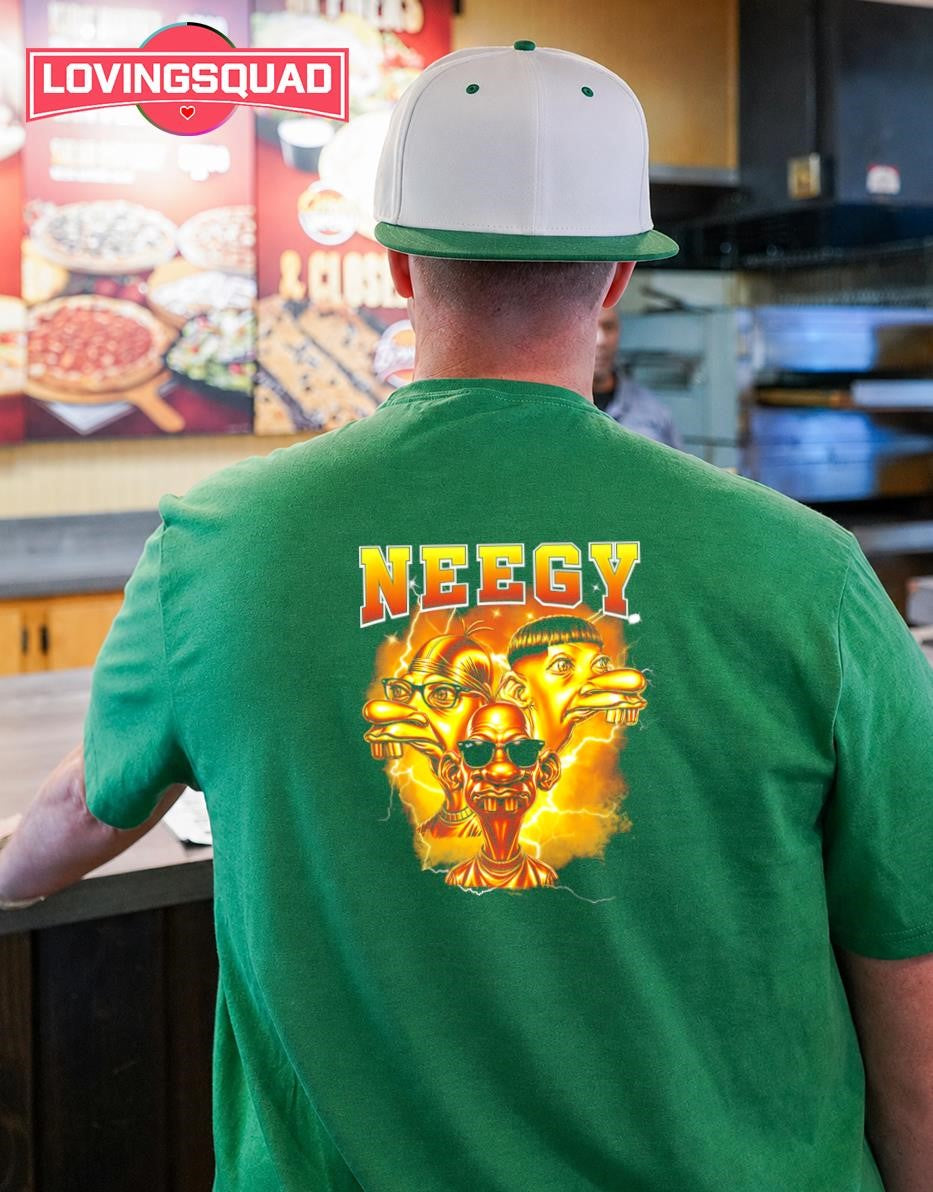 Neegy Meme Funny Internet Brainrot Humor Gen Alpha Gen Z T-Shirt