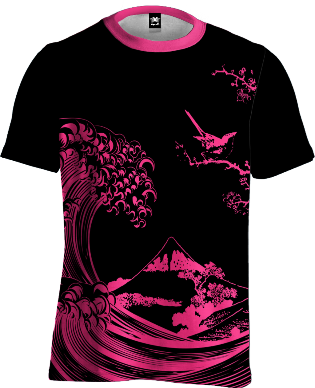 Fluorescent Wave Tee