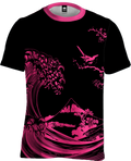 Fluorescent Wave Tee