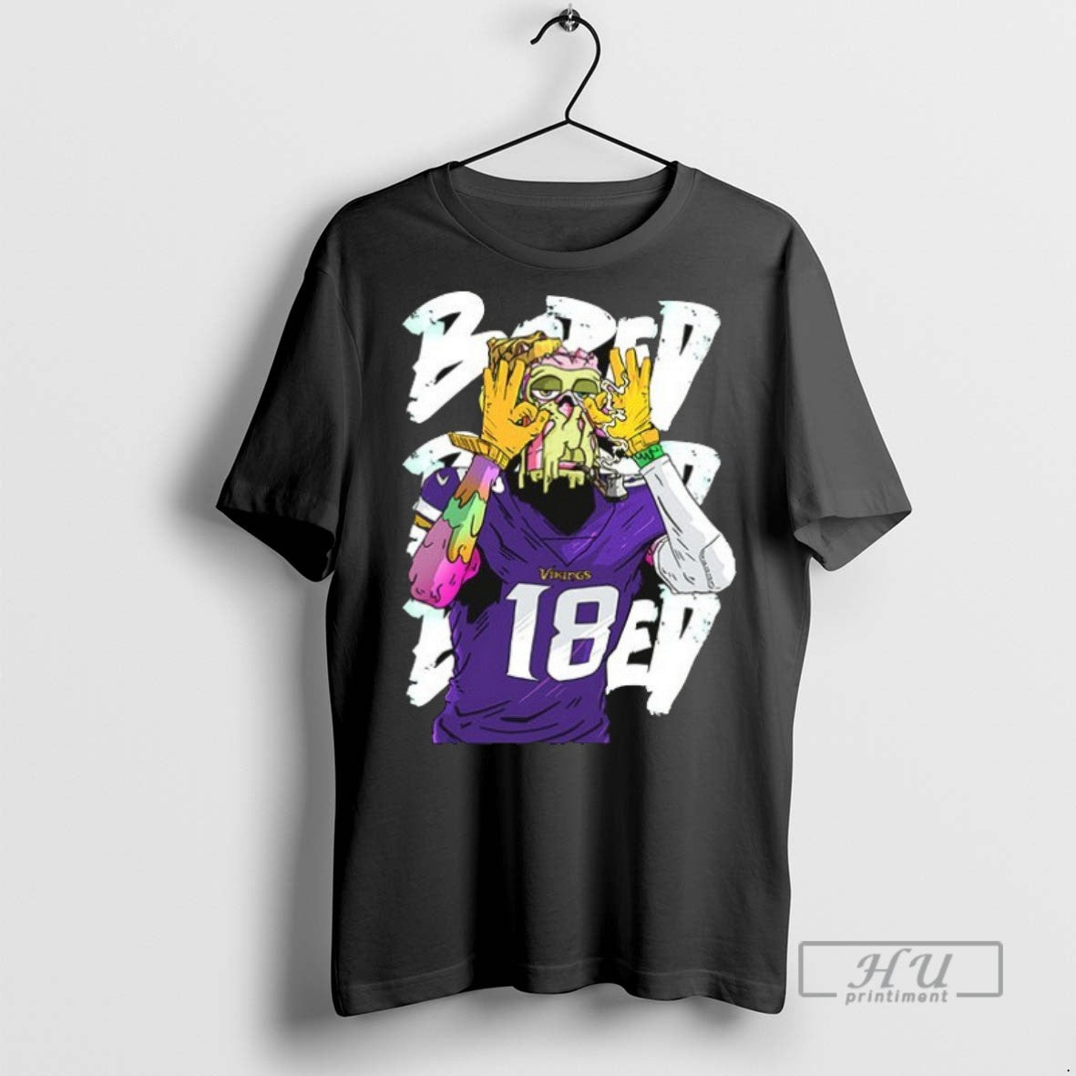 New Bored Justin Jefferson Minnesota Vikings Style Football Art Ceramic Ceramic And Classic Dad Cap T-Shirts, Hoodie,...