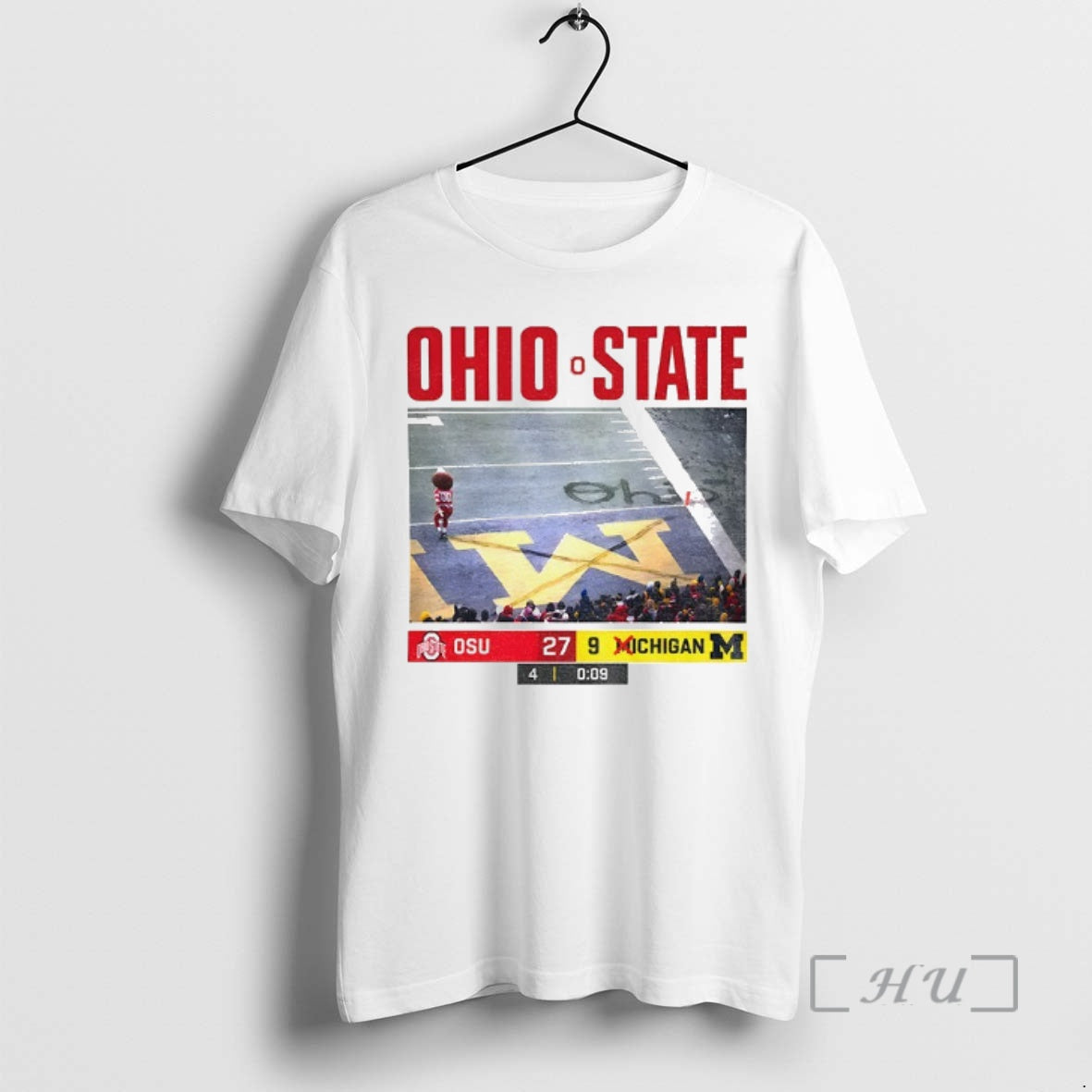 New Brutus Ohio State Snow Fan Brutus Vs Michigan Game Day Erase The M Premium T-Shirts, Hoodie, Sweatshirt | InkRitualCo.com