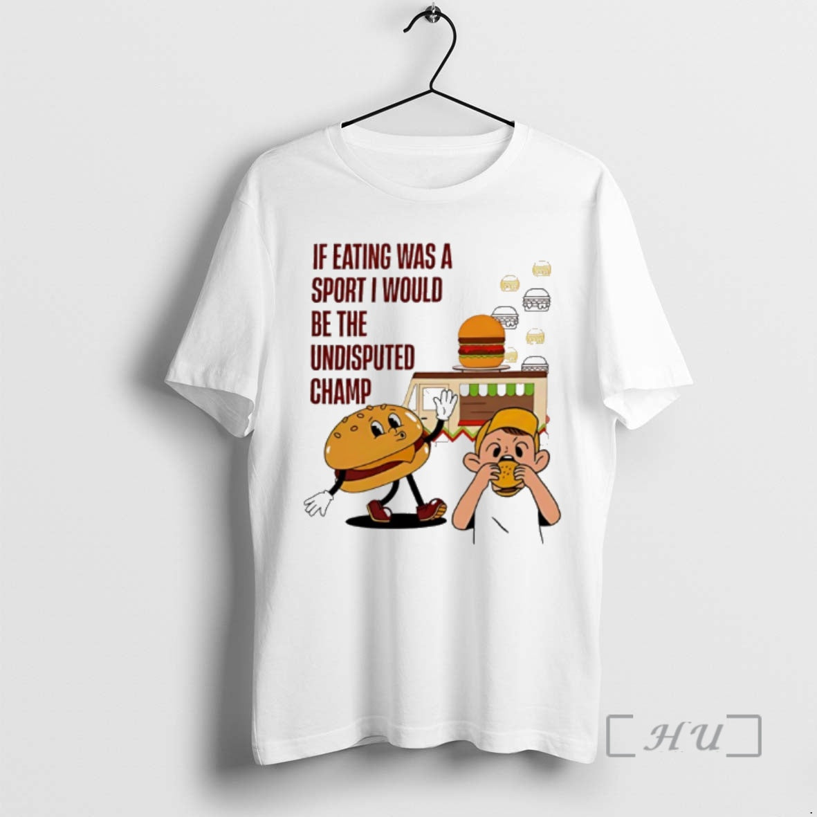 New Burger If Eating Was A Sport I Would Be The Undisputed Champ Premium T-Shirts, Hoodie, Sweatshirt | InkRitualCo.com