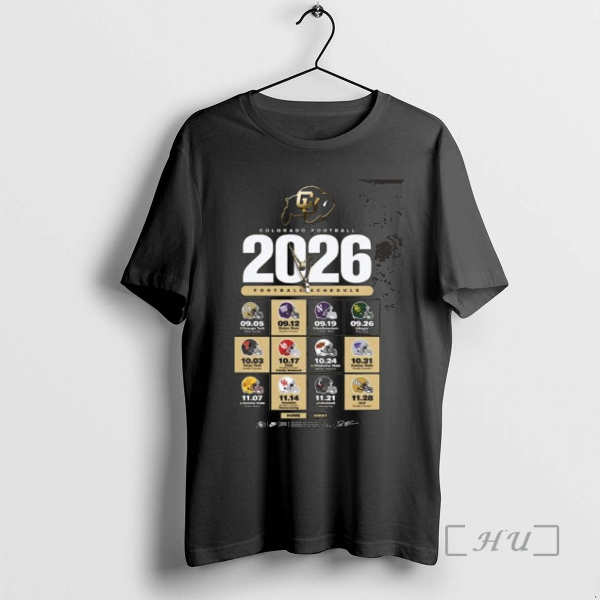 New Colorado Buffaloes Football Ncaa Schedule Season 2026 T-Shirts, Hoodie, Sweatshirt | InkRitualCo.com