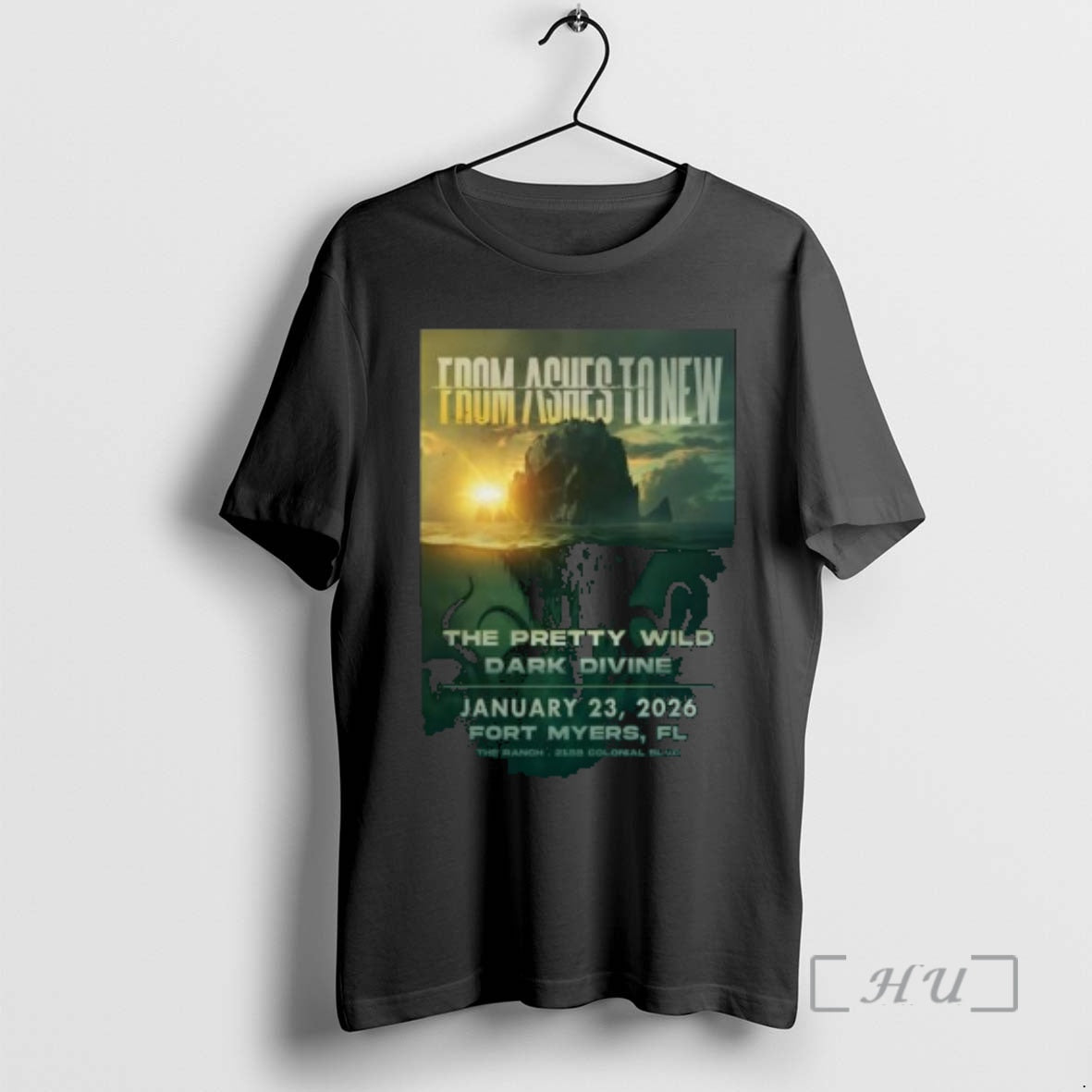 New From Ashes To New The Ranch Concert Hall And Saloon In Fort Myers Fl T-Shirts, Hoodie, Sweatshirt | InkRitualCo.com