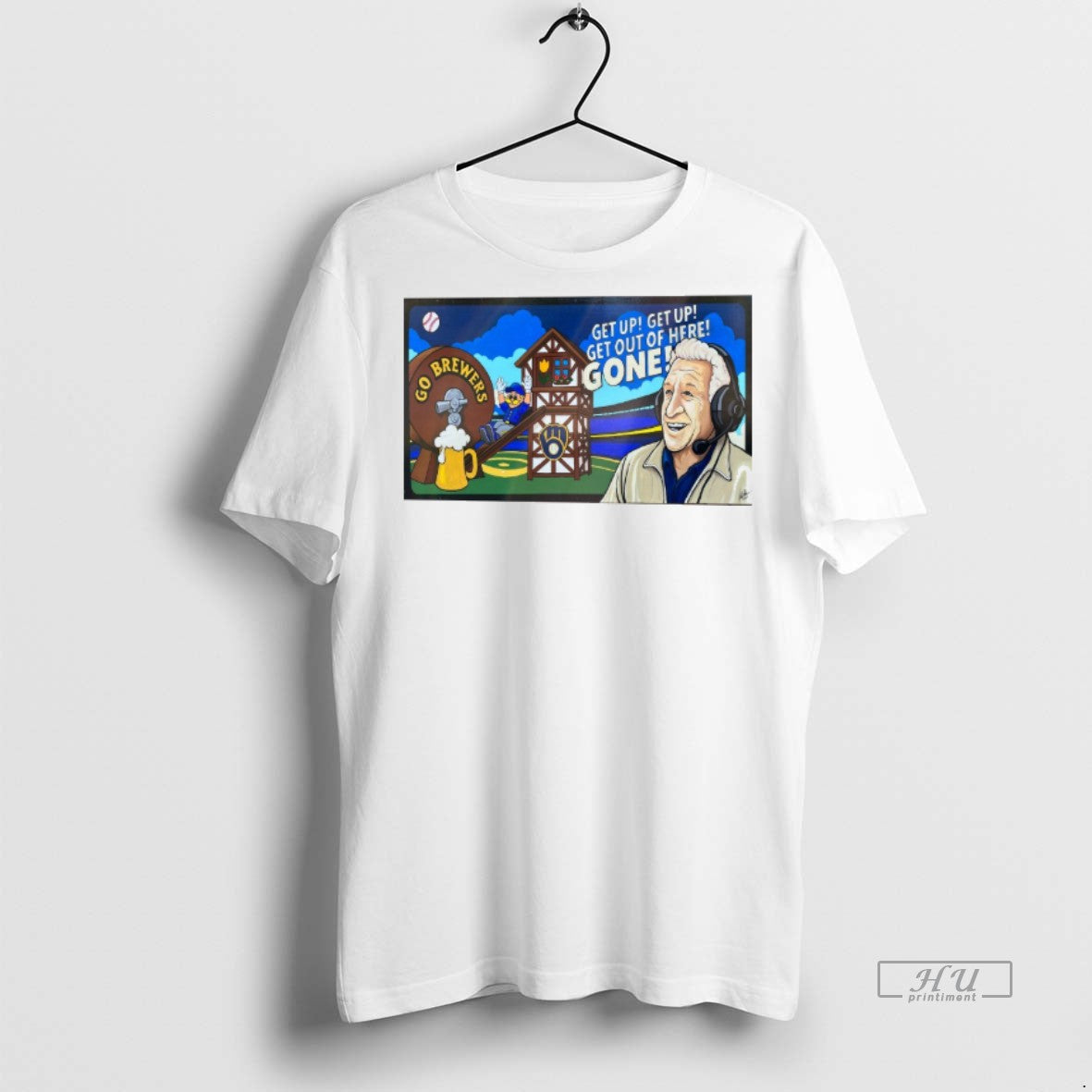 New Get Up Get Out Of Here Gone Go Milwaukee Brewers Fanart Graphic T-Shirts, Hoodie, Sweatshirt | InkRitualCo.com