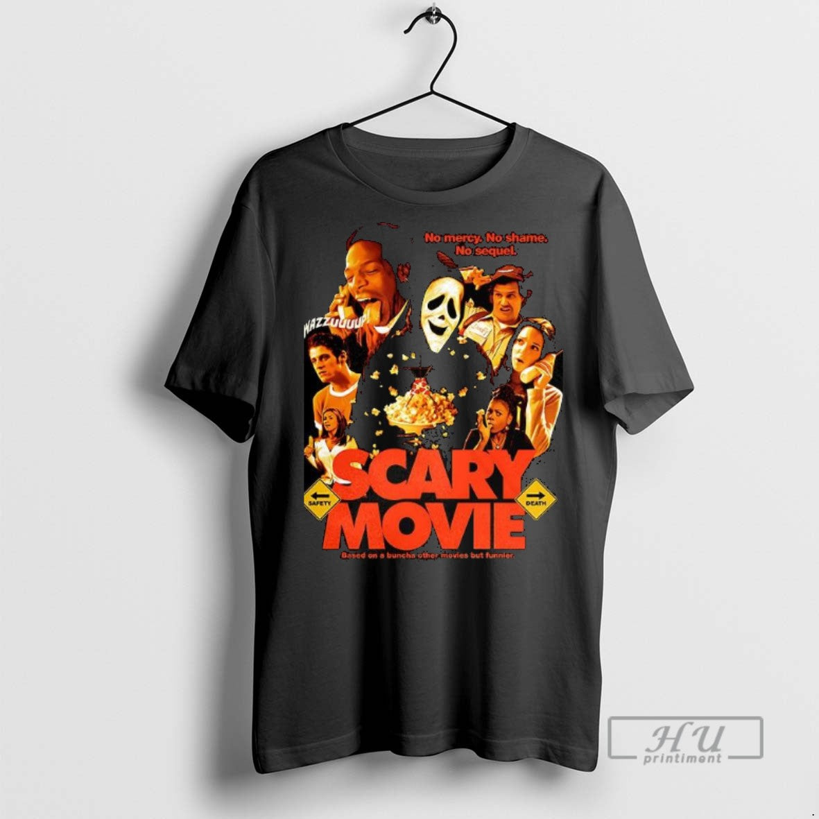 New Ghostface Wazzupp Scary Movie No Mercy No Shame No Sequel Halloween Graphic T-Shirts, Hoodie, Sweatshirt