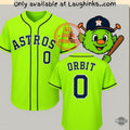 New Houston Astros Orbit Vapor Baseball Jersey Shirt 2025