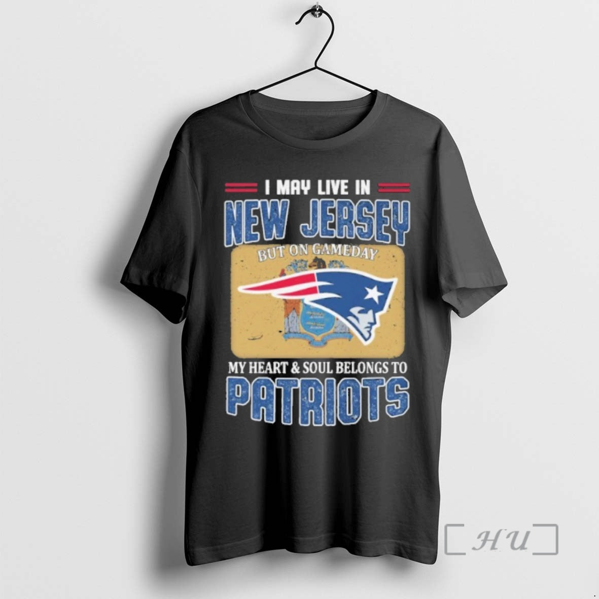 New I May Live In New Jersey But On Game Day My Heart And Soul T-Shirts, Hoodie, Sweatshirt | InkRitualCo.com