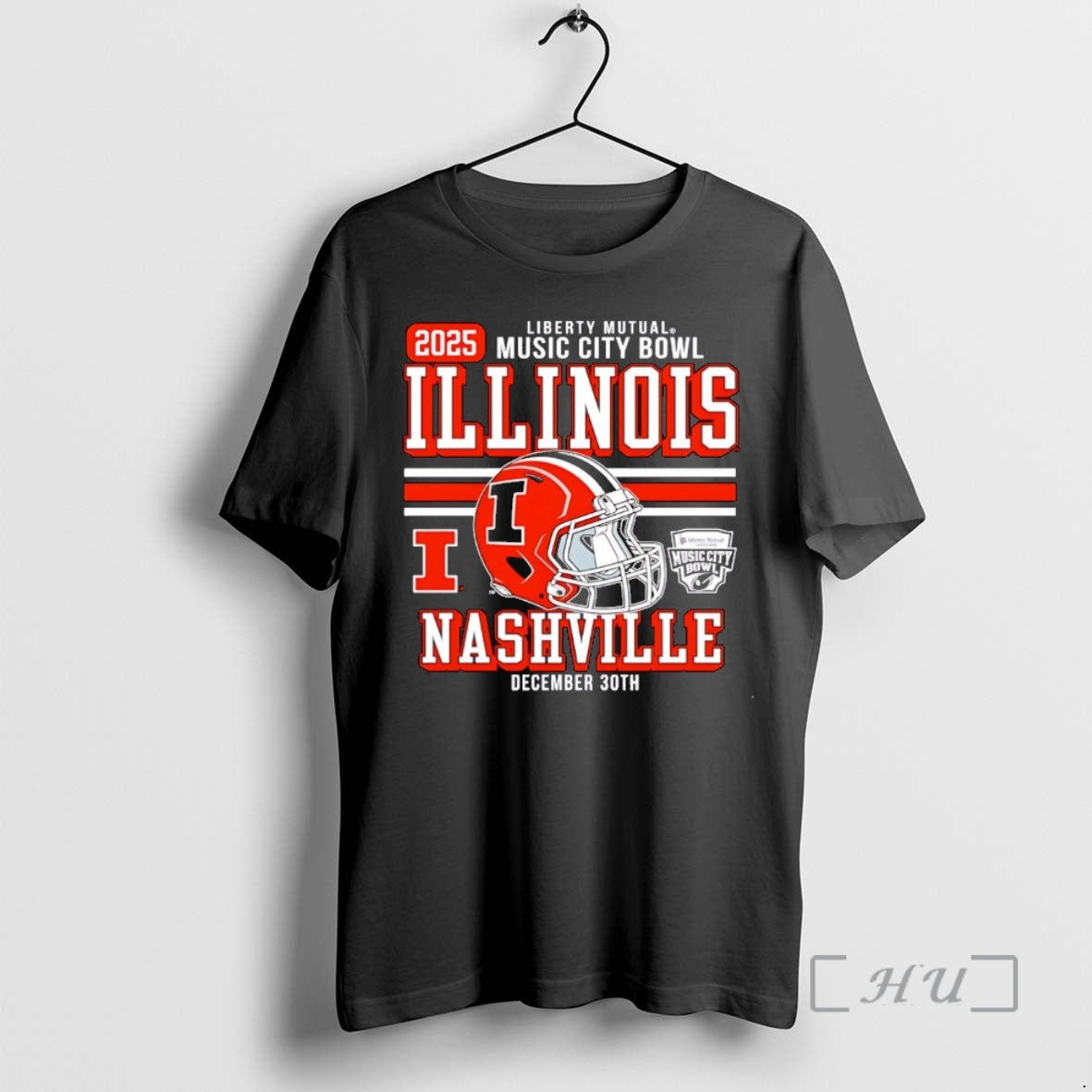 New Illinois Football 2025 Music City Bowl Helmet Christmas T-Shirts, Hoodie, Sweatshirt | InkRitualCo.com