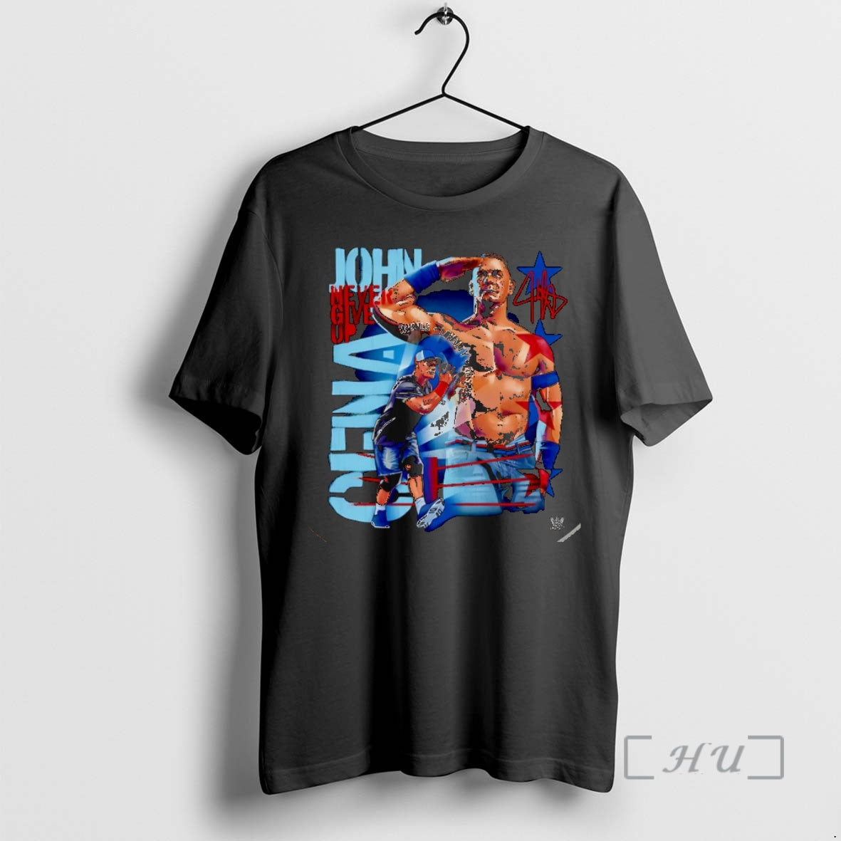 New John Cena Never Give Up Salute Signature Christmas T-Shirts, Hoodie, Sweatshirt | InkRitualCo.com