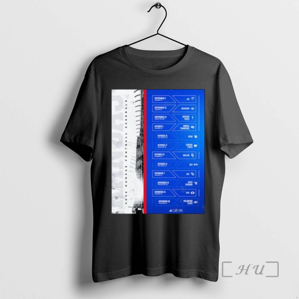New Kansas Jayhawks Football Football Ncaa Schedule Season 2026 T-Shirts, Hoodie, Sweatshirt | InkRitualCo.com