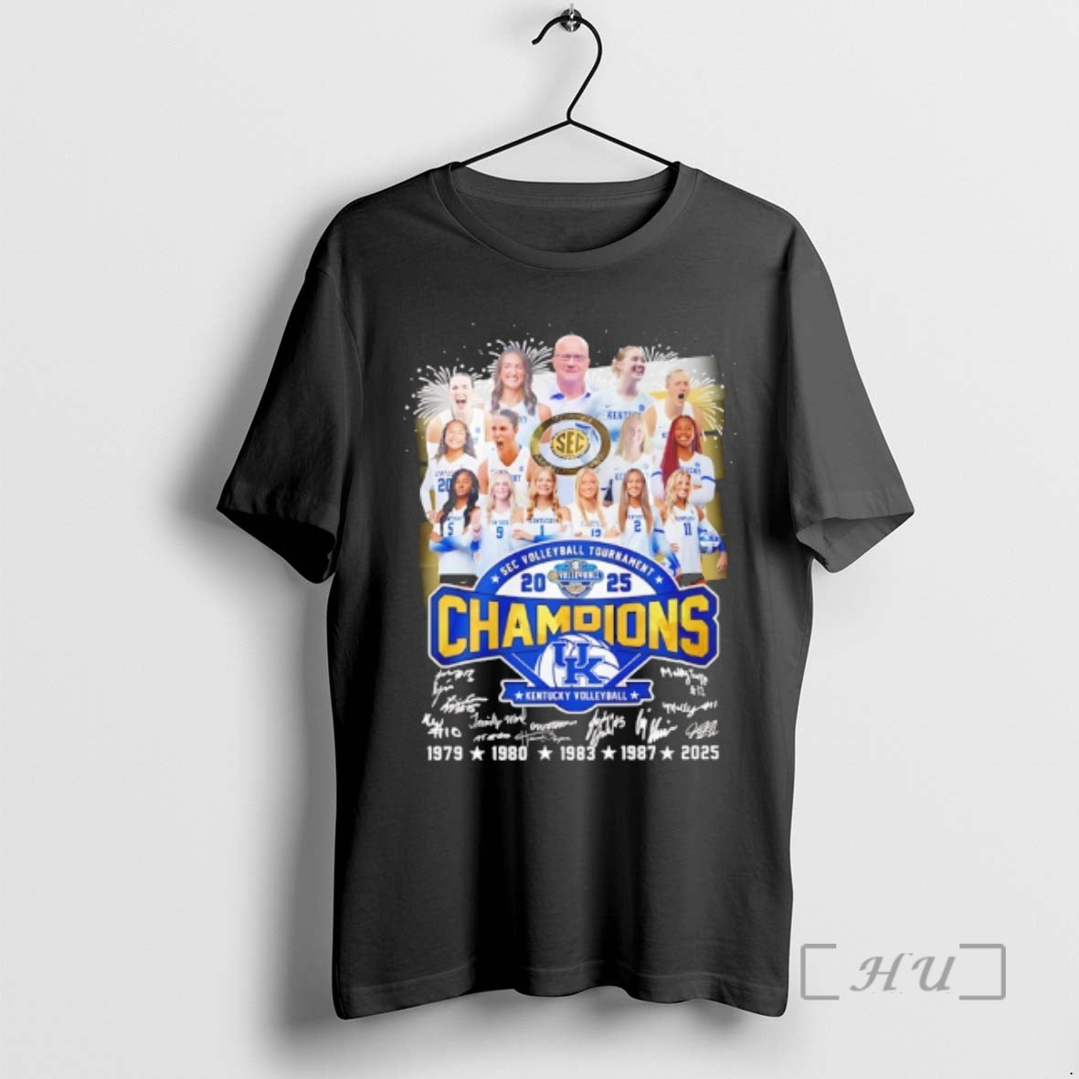 New Kentucky Volleyball 2025 Sec Volleyball Tournament Champions Signatures T-Shirts, Hoodie, Sweatshirt | InkRitualCo.com