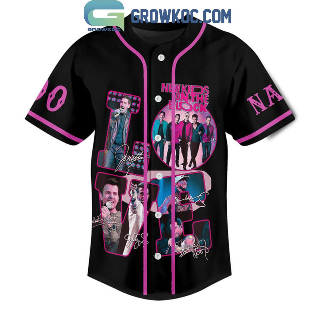 New Kids On The Blocks Having Magic Summer With Fan Personalized Baseball Jersey
