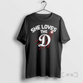 New Los Angeles Dodgers Baseball She The Love T-Shirts, Hoodie, Sweatshirt | InkRitualCo.com