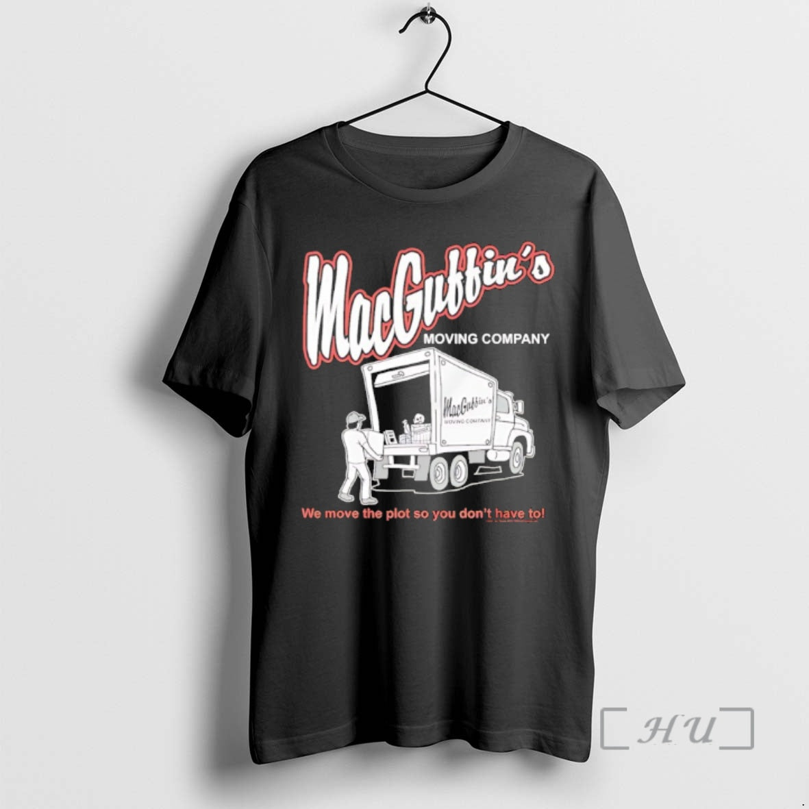 New Macguffins Moving Company We Move The Plot So You Dont Have To Premium T-Shirts, Hoodie, Sweatshirt | InkRitualCo.com