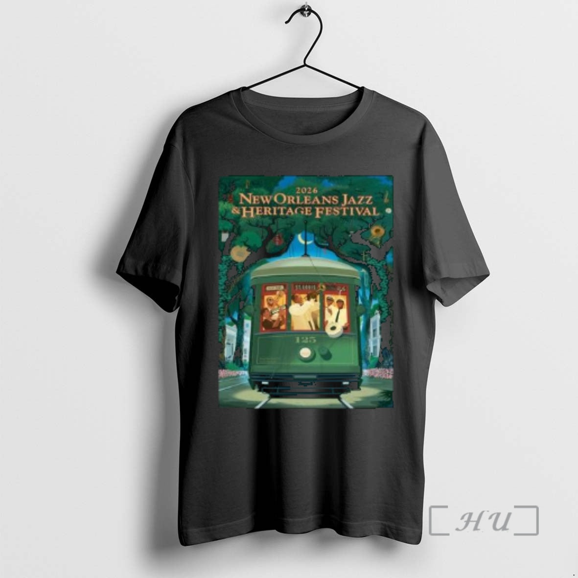 New New Orleans Jazz And Heritage Festival 2026 125th Anniversary Of Louis Armstrong 125th Streetcar T-Shirts, Hoodie,...