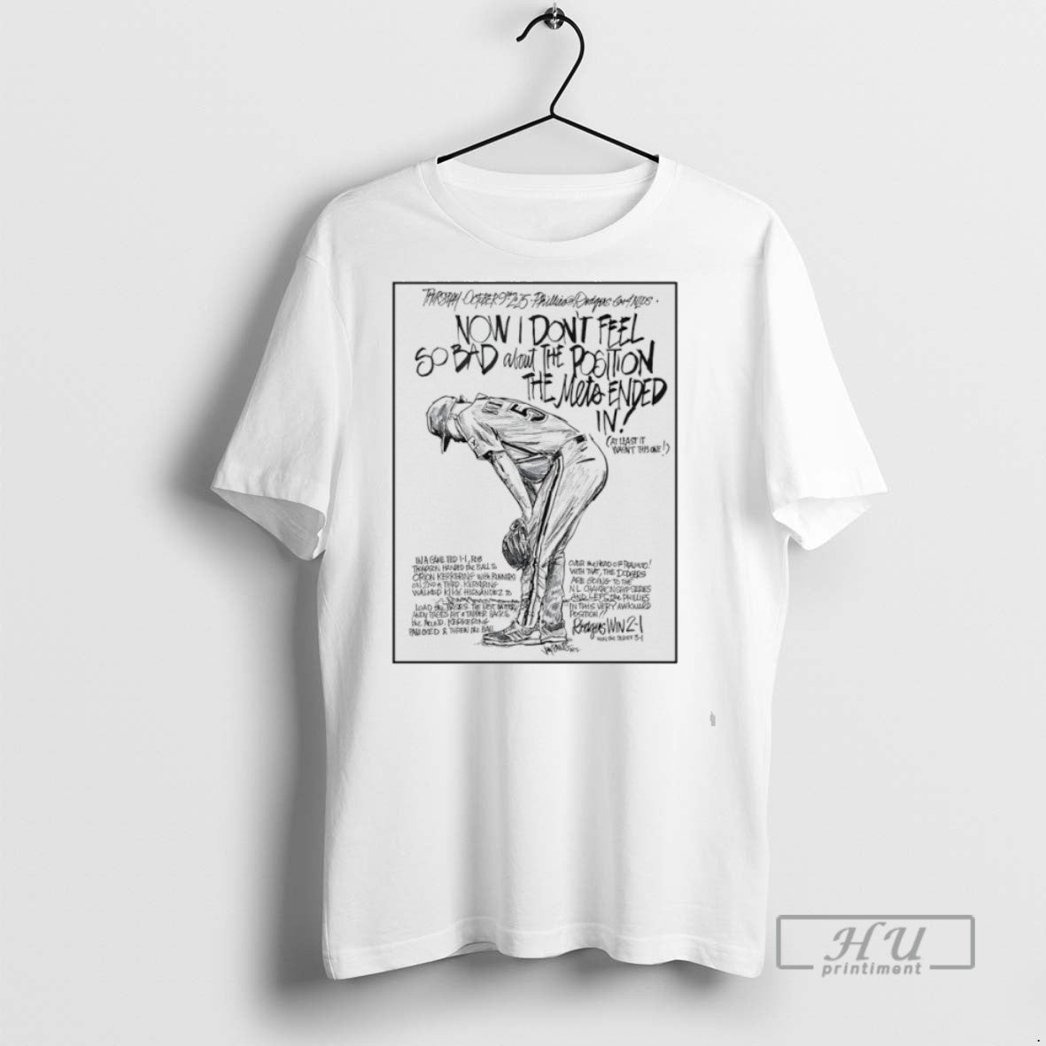 New Now I Dont Feel So Bad About The Position The Mets Ended In Dodgers T-Shirts, Hoodie, Sweatshirt | InkRitualCo.com