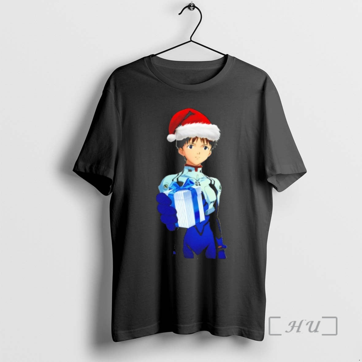 New Shinji Ikari Santa Christmas Gift T-Shirts, Hoodie, Sweatshirt | InkRitualCo.com