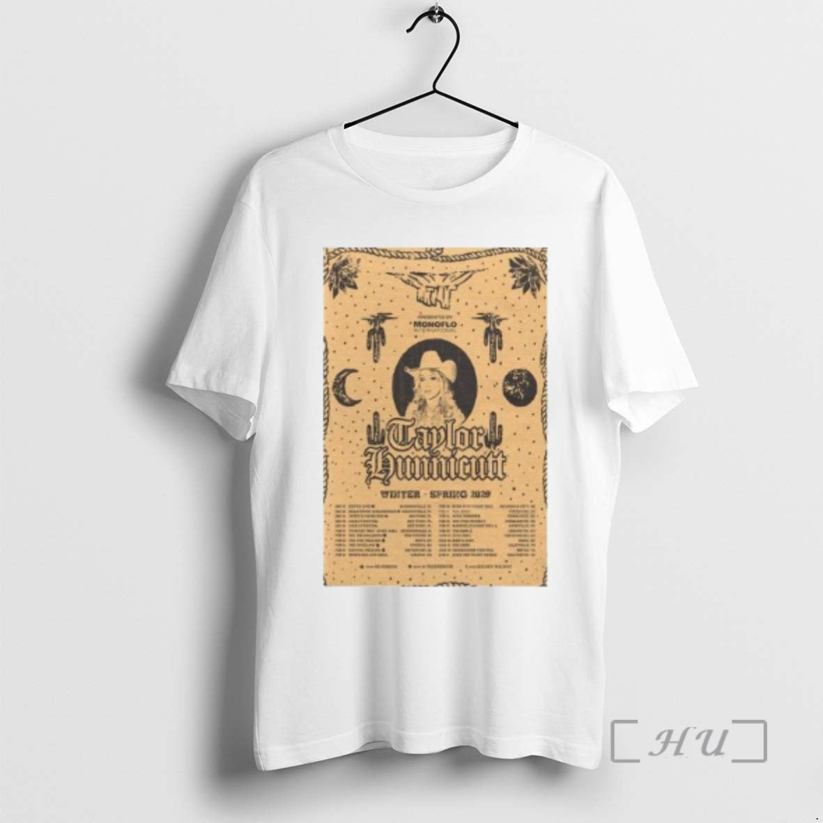 New Taylor Hunnicutt Winter Spring Tour 2026 Circle White T-Shirts, Hoodie, Sweatshirt | InkRitualCo.com