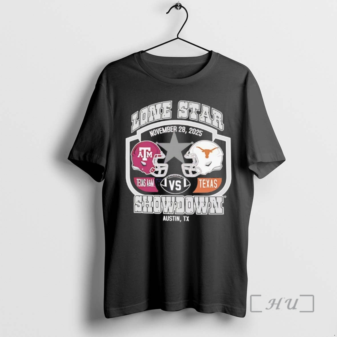 New Texas Am Vs Texas Longhorn 2025 Lone Star Showdown Helmet Premium T Shirts Sweater Hoodie, Sweatshirt | InkRitualCo.com