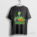 New The Grinch And Max Green Bay Packers Christmas Helmet Items Premium T Shirts Sweater Hoodie, Sweatshirt | InkRitualCo.com