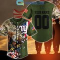 New York Giants Veteran Proud Of America Personalized Baseball Jersey