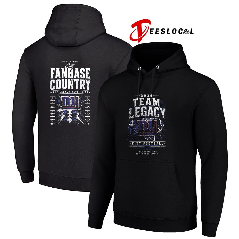 New York Giants team legacy built on tradition driven by greatness city fanbase country shirt