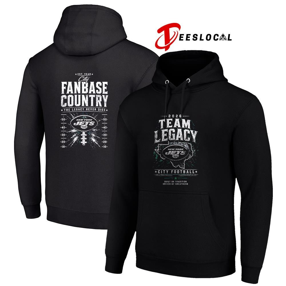 New York Jets team legacy city fanbase country the legacy never dies shirt