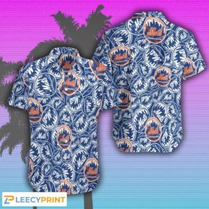 New York Mets 3D Hawaiian Shirt Print Gift For Men And Women, New York Mets Hawaiian Shirt