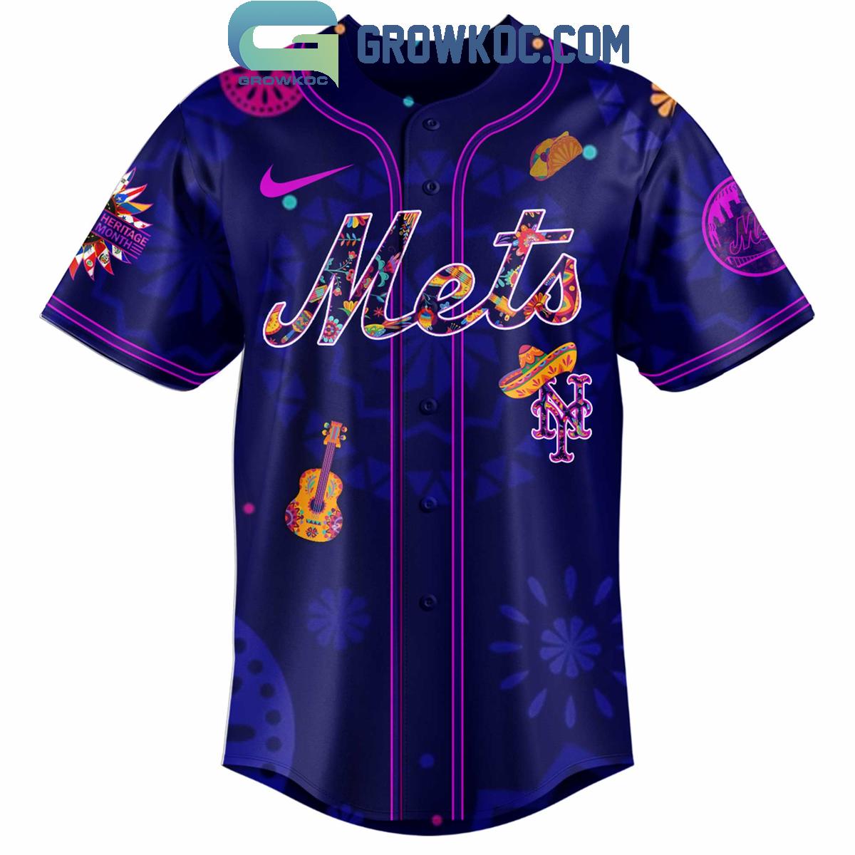 New York Mets Hispanic Heritage Celebrations 2025 Baseball Jersey