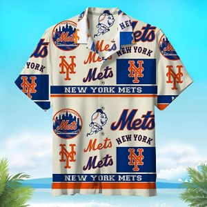 New York Mets MLB Hawaiian Shirt For Summer Beach Lover, Mets Hawaiian Shirt