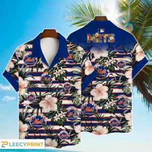 New York Mets Major League Baseball 2024 Hawaiian Shirt For True Fans, New York Mets Hawaiian Shirt