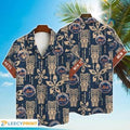 New York Mets Major League Baseball 2024 Tiki Hawaiian Shirt, New York Mets Hawaiian Shirt