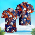 New York Mets Tropical Flowers For Fans Hawaiian Shirt, Mets Hawaiian Shirt