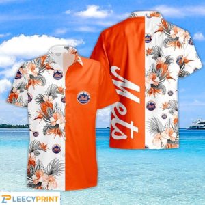 New York Mets Tropical Pattern For Fans Hawaiian Shirt and Short