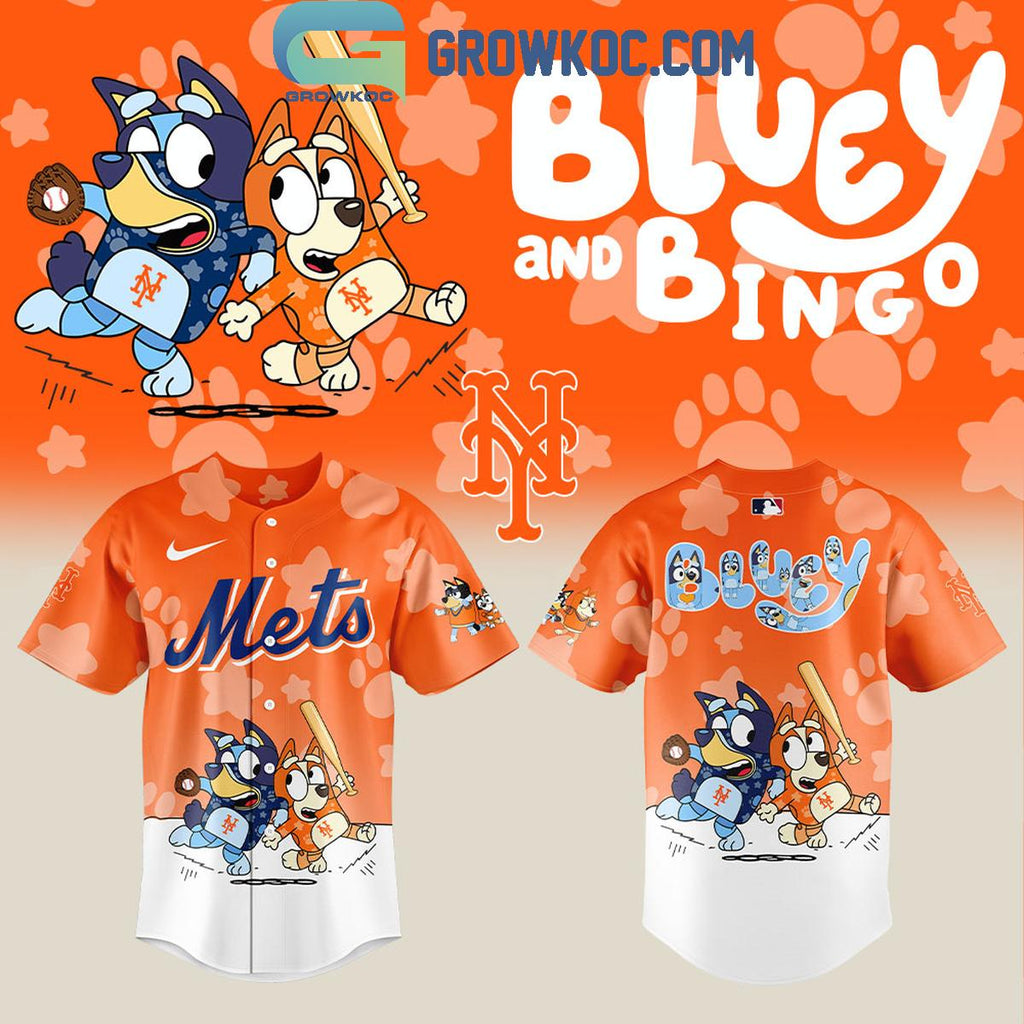 New York Mets x Bluey and Bingo Baseball Jersey