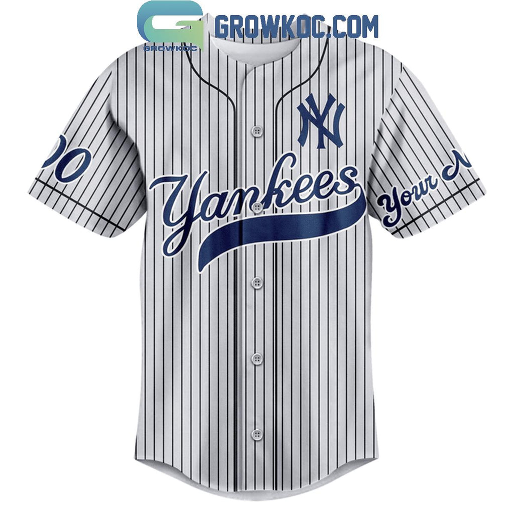New York Yankees Bronx Bombers For Life Personalized Baseball Jersey