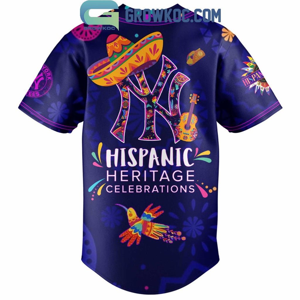 New York Yankees Hispanic Heritage Celebrations 2025 Baseball Jersey