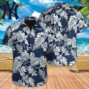 New York Yankees MLB Baseball Aloha Shirt, Yankees Hawaiian Shirt