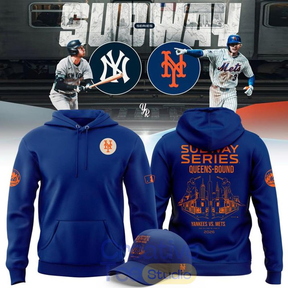 New York Yankees Mets 2026 Subway Series BronxBound Hoodie