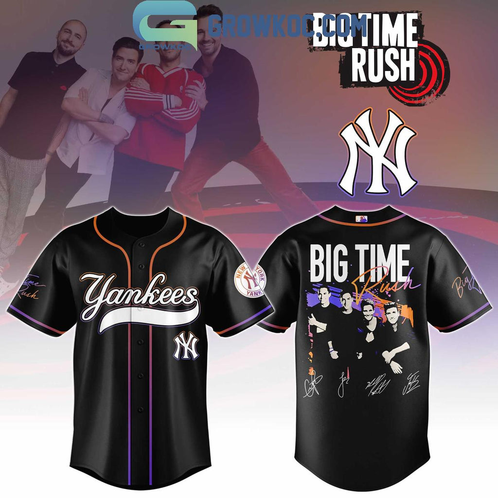 New York Yankees x Big Time Rush Tour 2025 Baseball Jersey